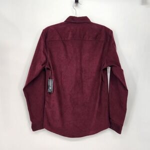 NWT INC International Concepts Port Wine Corduroy Long Sleeve Shirt Women XS